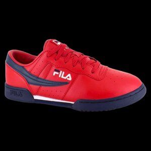 Fila Mens Original Fitness Classic Athletic Sneakers Red Blue White Size 10.5 M